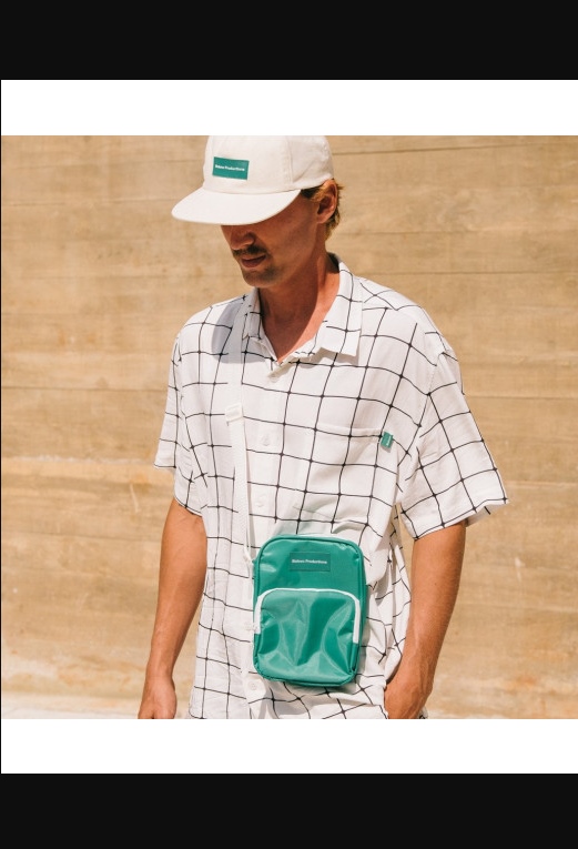 shoulder bag bolovo verde look masculino