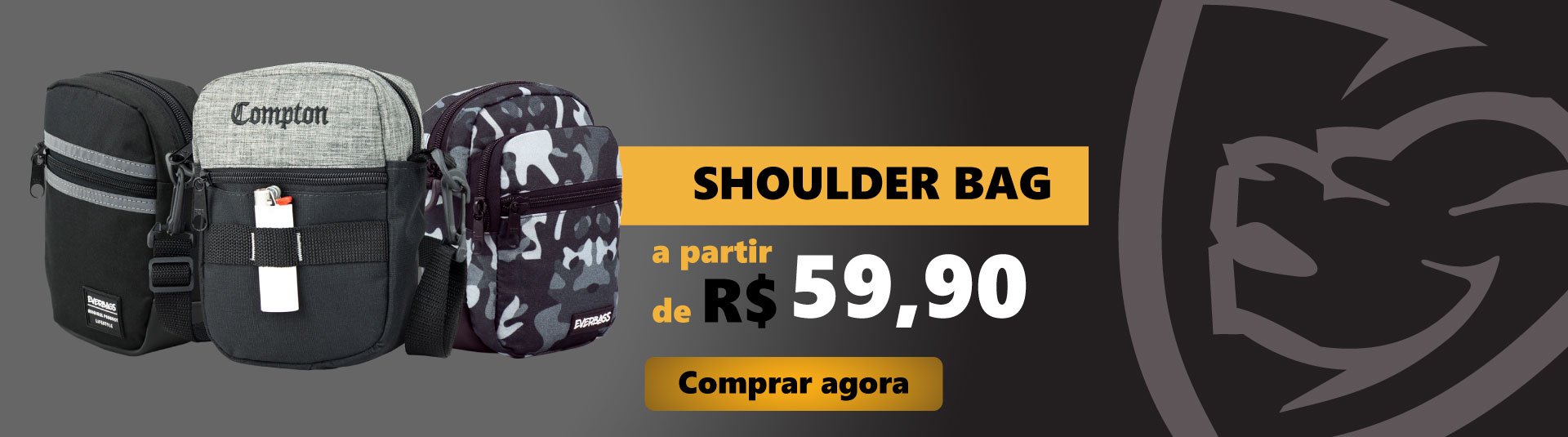 Shoulder Bag masculina e feminina